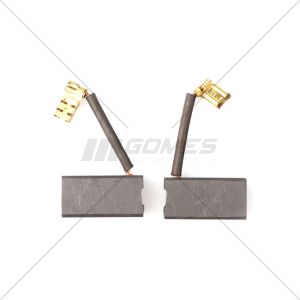 SPAZZOLE DI CARBONE AMEG MOTORPARTS 6,3X12,5X23,5 COMPATIBLE CON BLACK & DECKER M1800A TYP 1, M1BA TYP 1